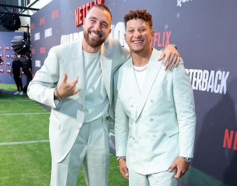 Patrick Mahomes Jokes He Would Give Travis Kelce 'Acting Lessons' as a Gift