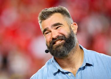 Jason Kelce Had His Nose Hairs Trimmed Before ‘Jimmy Kimmel Live': Watch