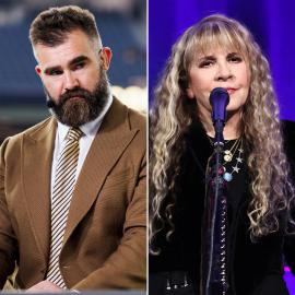 Jason Kelce Says Stevie Nicks Brings ‘A New Smell' When She Enters Room