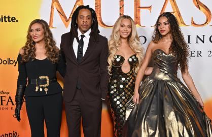 Jay-Z Walks 'Mufasa' Red Carpet With Beyonce and Family Amid Rape Allegations