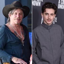 Did Mickey Rourke Just Slam Timothee Chalamet's Portrayal of Bob Dylan?