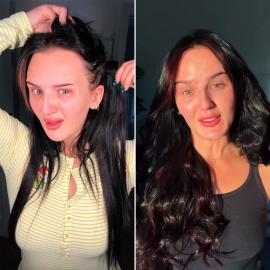 Mikayla Nogueira Shows Off Cherry-Cola Hair Transformation ‘For the Holidays’