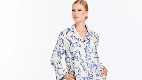Shop Mestiza New York's Gigi Bow Pajama Set