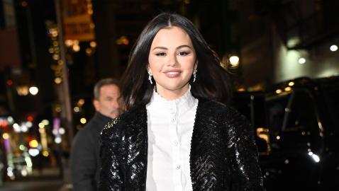Shop Selena Gomez's Sparkly Sequin Jacket Look for Just $17!