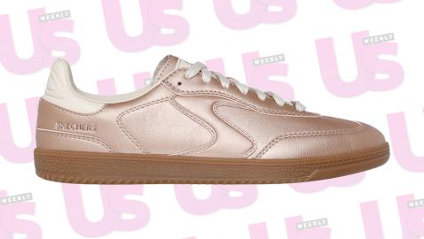 We're Rocking These Metallic Sneakers This New Year's Eve