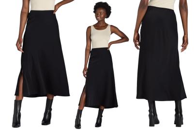 This Sleek Walmart Satin Maxi Slip Skirt Is Just $9
