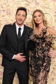 Adrien Brody Praises Partner Georgina Chapman After Golden Globes Win