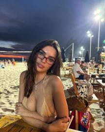 Emily Ratajkowski Bares Her Bum in Cheeky Thong Bikini on Brazilian Vacay