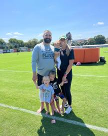 Jason Kelce’s 3 Daughters Design Mascot for His Late-Night ESPN Show