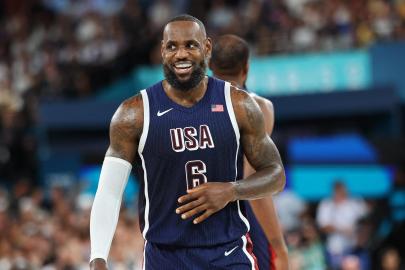 LeBron James Has Adorable Moment With Crying Young Fan Sitting Courtside