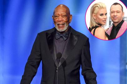 Why Morgan Freeman Told Donnie Wahlberg and Jenny McCarthy to ‘Get a Room’