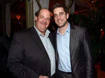 'The Office' Star Brian Baumgartner 'Proud' to Be Aaron Rodgers' Friend