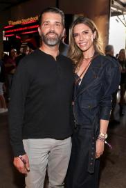 Donald Trump Jr. and Bettina Anderson Pose Together at Pre-Super Bowl Party