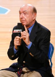 ESPN's Dick Vitale Makes Emotional Return After Announcing He's Cancer-Free