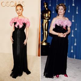 Ariana Grande Rocks Vintage Dress Once Worn by Catherine Deneuve
