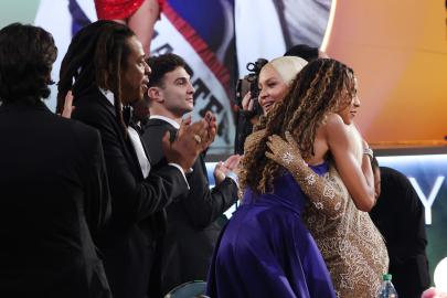 Beyonce Attends the 2025 Grammys With Jay-Z and Blue Ivy