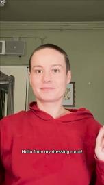 Brie Larson Shows Off Her Shaved Head For West End Play ‘Elektra’