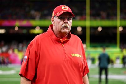 Chiefs Coach Andy Reid Reacts to Super Bowl Loss, Three-Peat Shutout