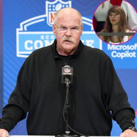 Chiefs' Andy Reid Responds to 'Good Girl' Taylor Swift Getting Booed