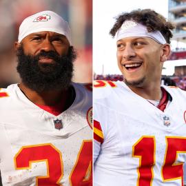 Chiefs' Samaje Perine Explains Viral Sideline Moment With Patrick Mahomes