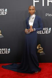 Cynthia Erivo Shows Off ~Wickedly~ Edgy Look at 2025 Grammy Awards