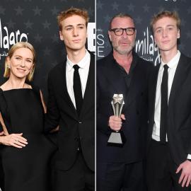Exes Naomi Watts, Liev Schreiber Separately Bond With Son at Critics Choice