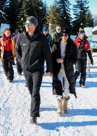 Meghan Markle and Prince Harry Hold Hands and Snow Tube at Invictus Games