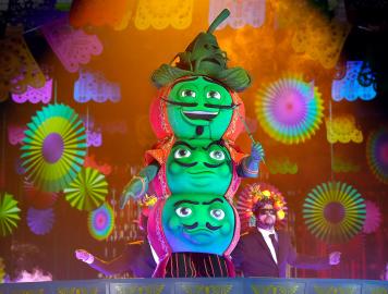 How Fuzzy Peas' Athletic Past Prepared Him for 'The Masked Singer'
