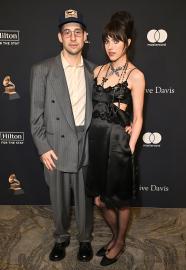 Jack Antonoff and Margaret Qualley Slay Couples Style at Pre-Grammys Gala