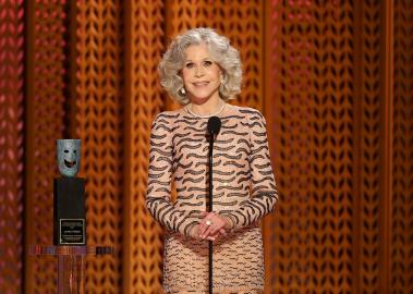 Jane Fonda Says She's 'Not Done' During SAG Awards Life Achievement Award