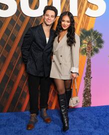 Jenn Tran and Sasha Farber Dress Up for 'Suits LA' Premiere Date Night