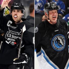 Justin Bieber Fights Hall of Famer Jeremy Roenick at Charity Hockey Game