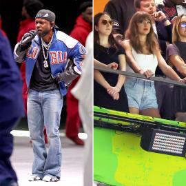 Denim Won the 2025 Super Bowl: Kendrick Lamar’s Flares, Taylor Swift’s Shorts