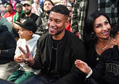 Notre Dame Football Head Coach Marcus Freeman Attends WWE Royal Rumble