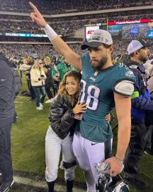 Eagles TE Dallas Goedert and Girlfriend Aria's Relationship Timeline