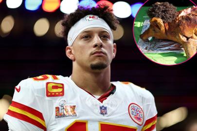 Eagles Fans Roast a Pig Dressed as Patrick Mahomes at Super Bowl Parade