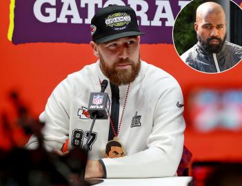 Travis Kelce Says 'No' to Having Kanye West on His Pump Up Playlist