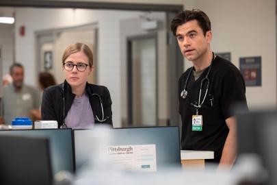 The Pitt's Taylor Shuts Down Potential Mel, Langdon Romance: 'She's Asexual'