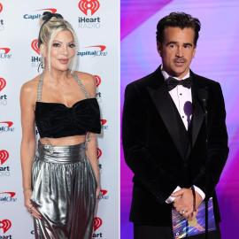 Tori Spelling Recalls Making Out With Collin Farrell Before 1st Wedding