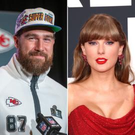 Travis Kelce Looks Sad While Reuniting With Taylor Swift After Super Bowl