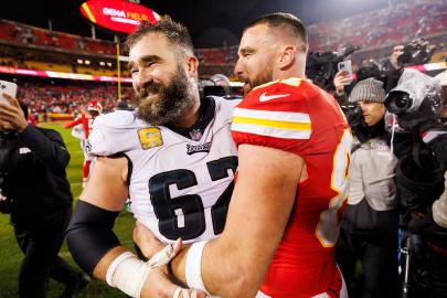 Travis Kelce Says Brother Jason Shouldn't Explain Support for Eagles Win