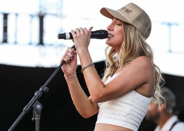 Country Star Ingrid Andress Sings National Anthem Again After Rehab Stint