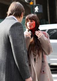 Dakota Johnson Is Covered in Blood While Filming ‘Verity’ With Josh Hartnett