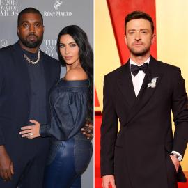 Kim Kardashian, Kanye West's Son Confuses Justin Timberlake and Jayson Tatum