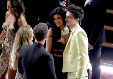 Timothee Chalamet Spotted With Girlfriend Kylie Jenner Inside Oscars