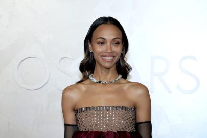 Zoe Saldana's Stunning Cartier Necklace at the Oscars 2025: Photos