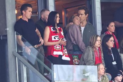 Ryan Reynolds and Blake Lively Bring the PDA to Wrexham Weekend Game