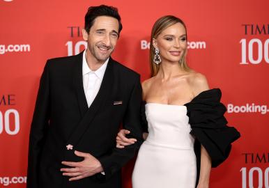 Adrien Brody and Georgina Chapman Look Happy in Love at Time 100 Gala