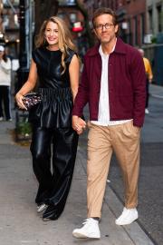 Blake Lively and Ryan Reynolds Reunite With Hugh Jackman in NYC