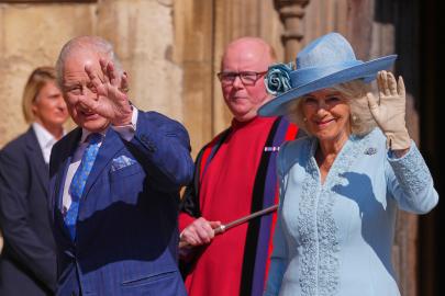 Charles and Camilla Attend Easter Service Without William and Kate